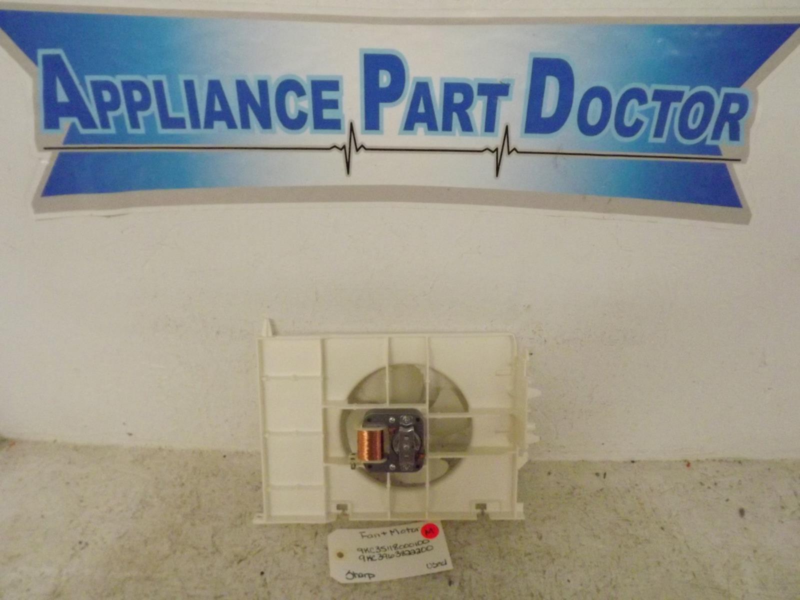 Sharp Microwave 9KC3511800100 9KC3963822200 Fan & Motor Used Sharp Microwave 9KC3511800100 9KC3963822200 Fan & Motor Used